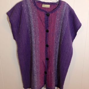 Carol Pritcher Handwoven One of a Kind Sweater One Size